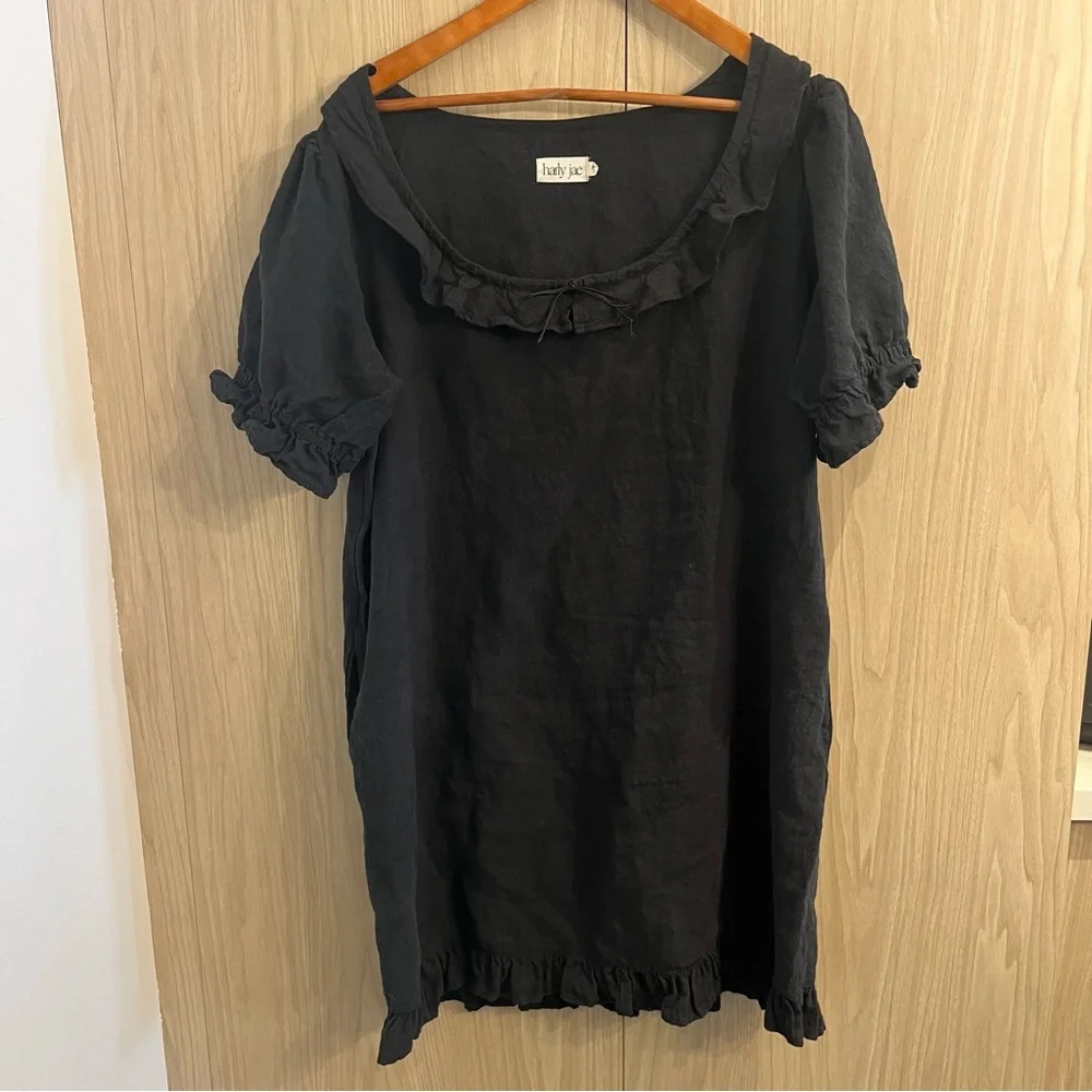 Harly Jae Linen Doll Dress - Picture 2 of 6